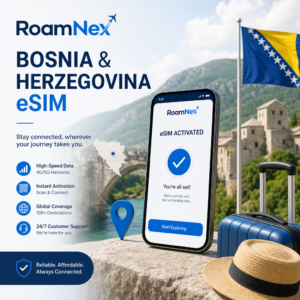 Bosnia and Herzegovina eSIM | RoamNex Travel Data Plan
