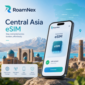 Central Asia eSIM| 中亚esim旅行上网套餐