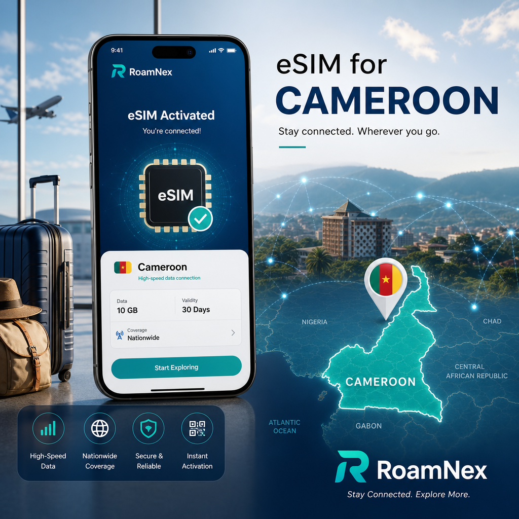 Cameroon eSIM | 喀麦隆esim旅行上网套餐