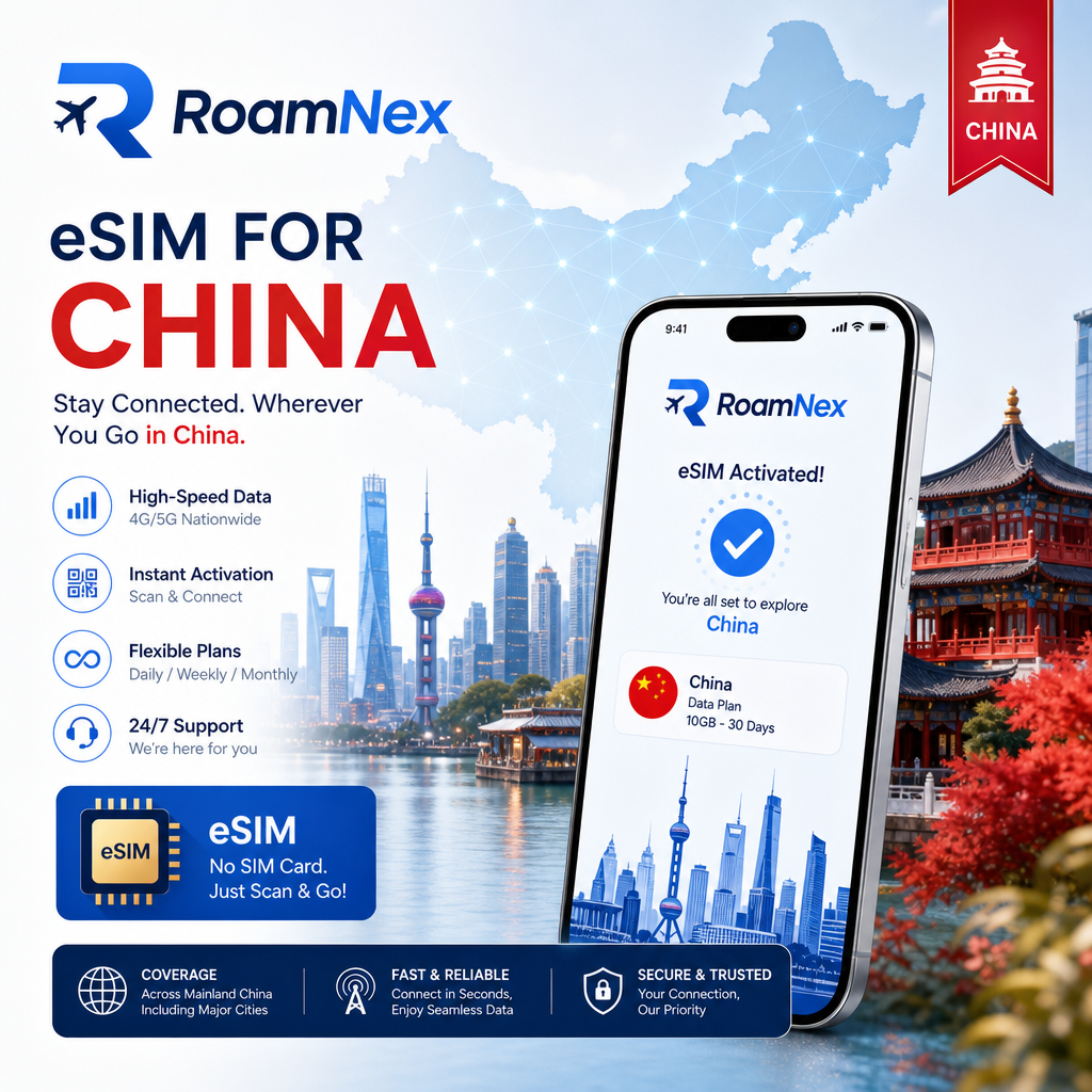 China eSIM | 中国esim旅行上网套餐