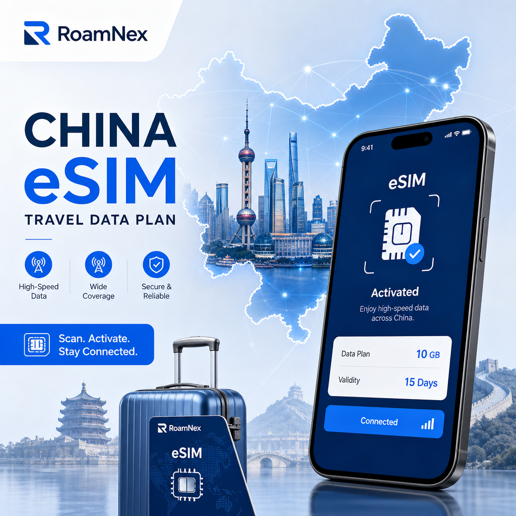 China eSIM| 中国esim旅行上网套餐