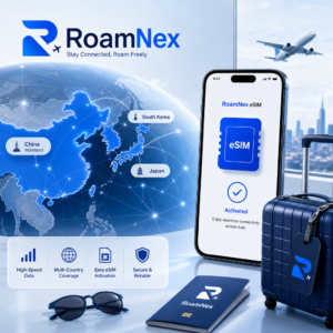China mainland & Japan & South Korea eSIM | 中国大陆、日本、韩国esim旅行上网套餐