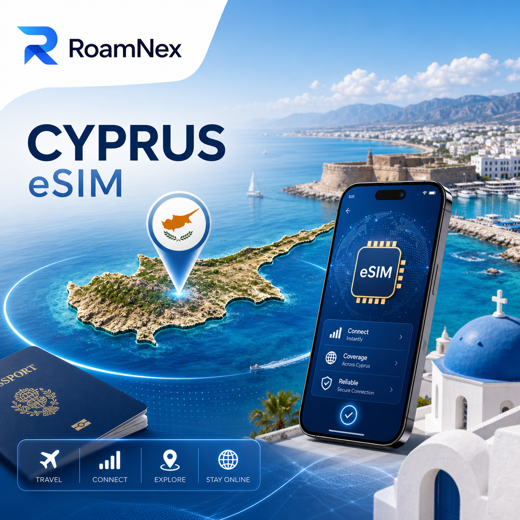 Cyprus eSIM| 塞浦路斯esim旅行上网套餐
