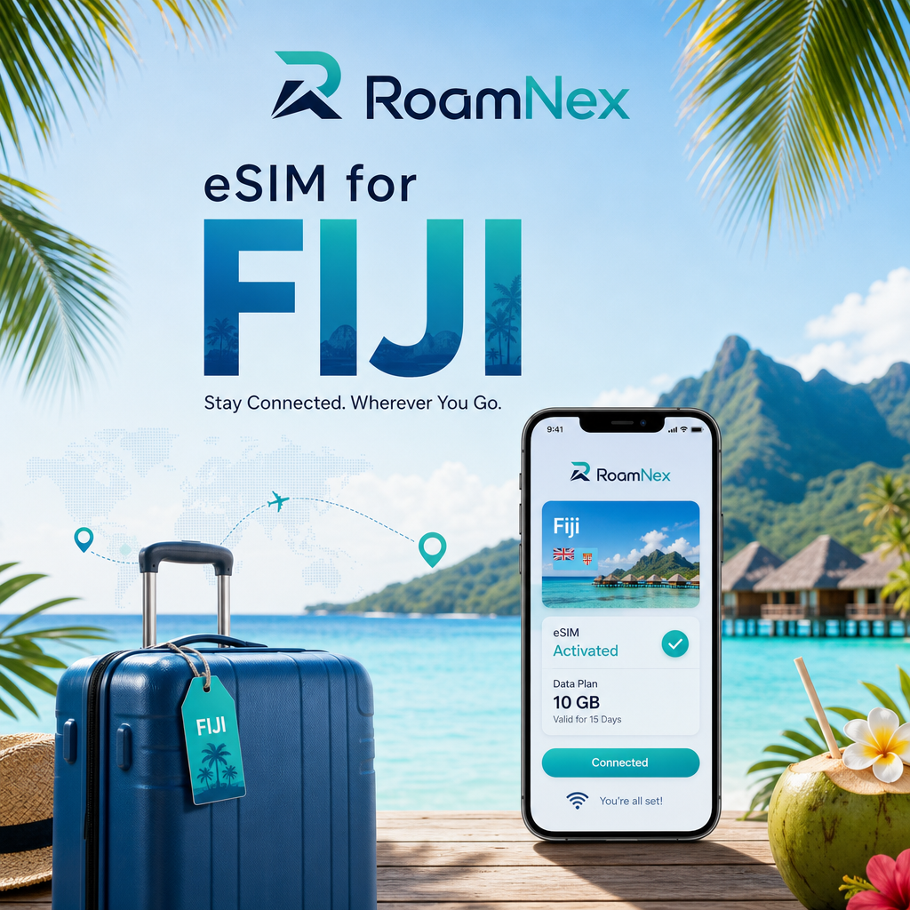 Fiji eSIM | 斐济esim旅行上网套餐