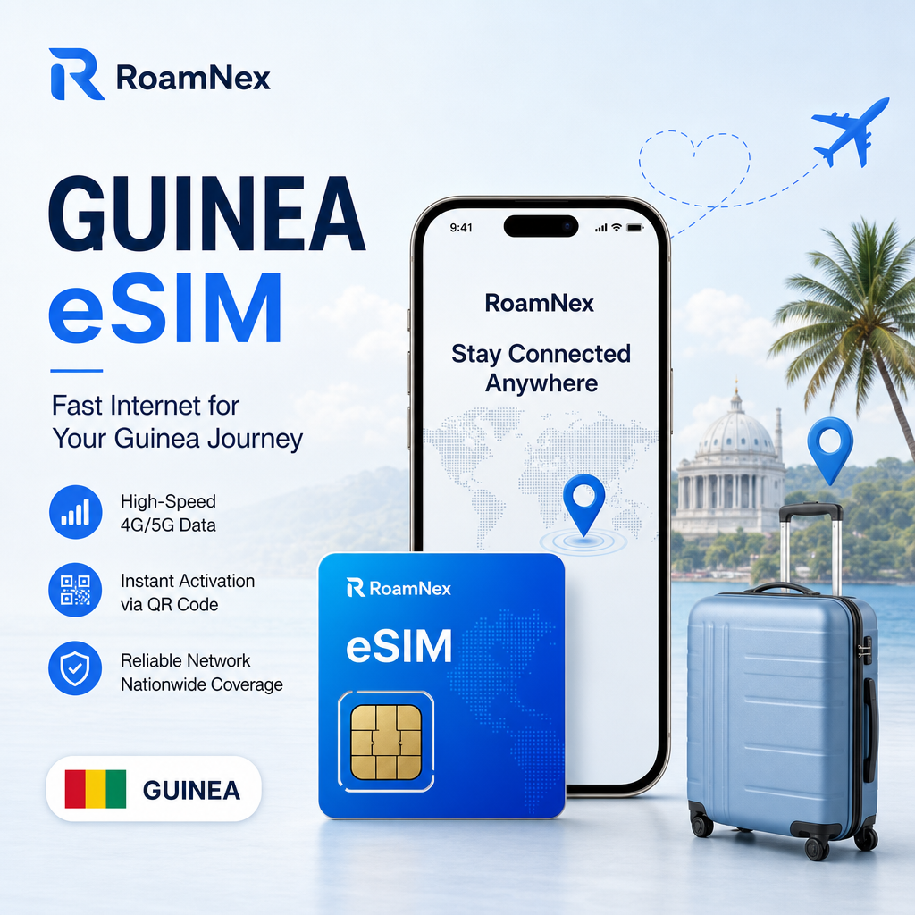 Guinea eSIM| 几内亚esim旅行上网套餐