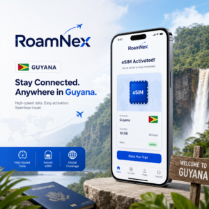 Guyana eSIM | 圭亚那esim旅行上网套餐