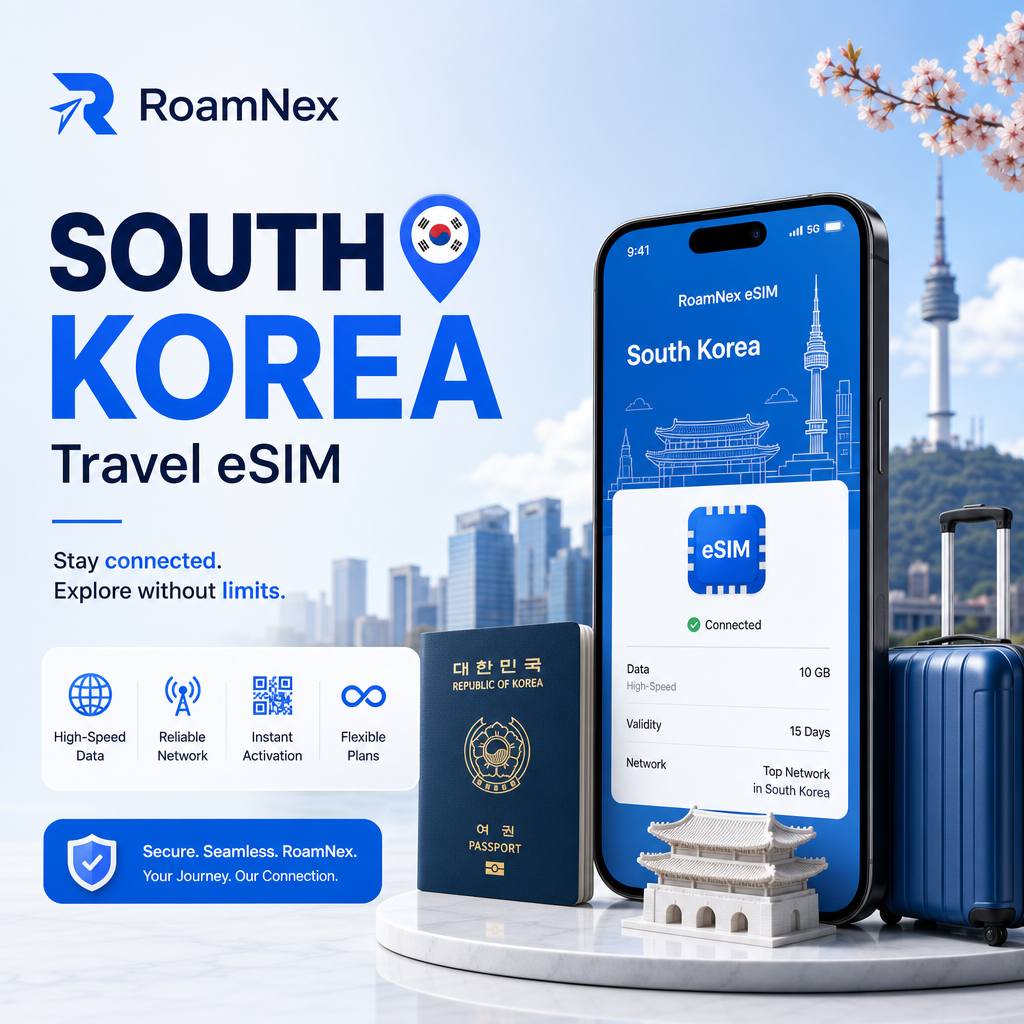 South Korea eSIM | 韩国esim旅行上网套餐