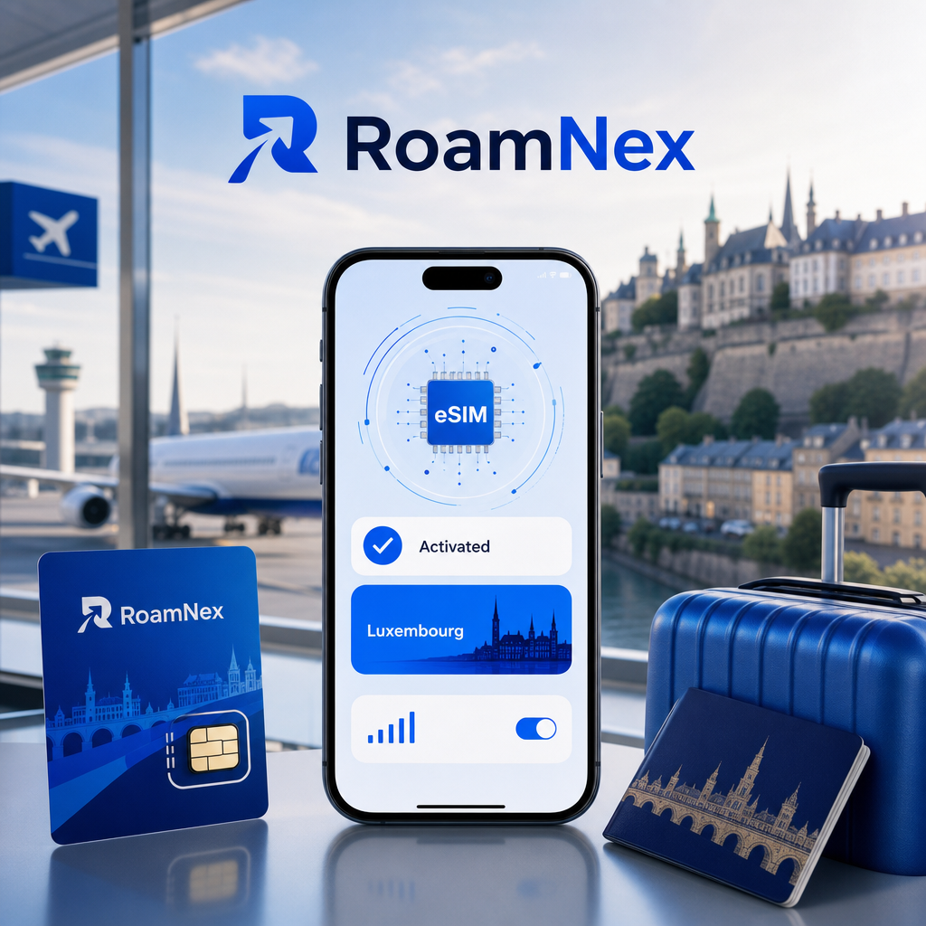 Luxembourg eSIM | RoamNex 旅行上网流量套餐