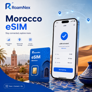 摩洛哥 eSIM｜Orange Morocco 5G / IAM 4G｜1天-30天流量套餐