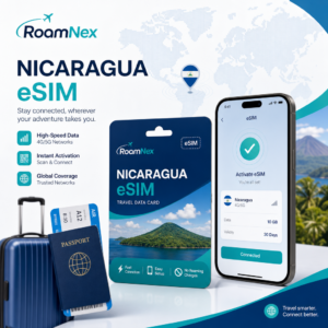 Nicaragua eSIM|Claro 4G 旅行上网卡