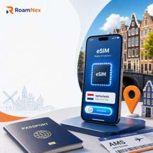 Netherlands eSIM|KPN & Vodafone 5G|1GB-50GB|1 Day-180 Day