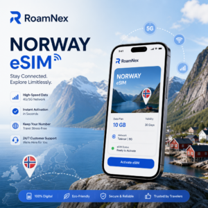 Norway eSIM|Telia & Telenor 5G 旅行上网套餐