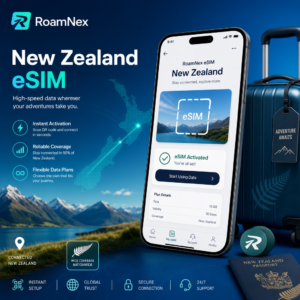 New Zealand eSIM|Roamnex 旅行上网套餐