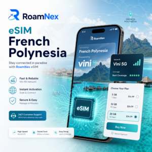French Polynesia eSIM｜Vini 5G 旅行上网套餐