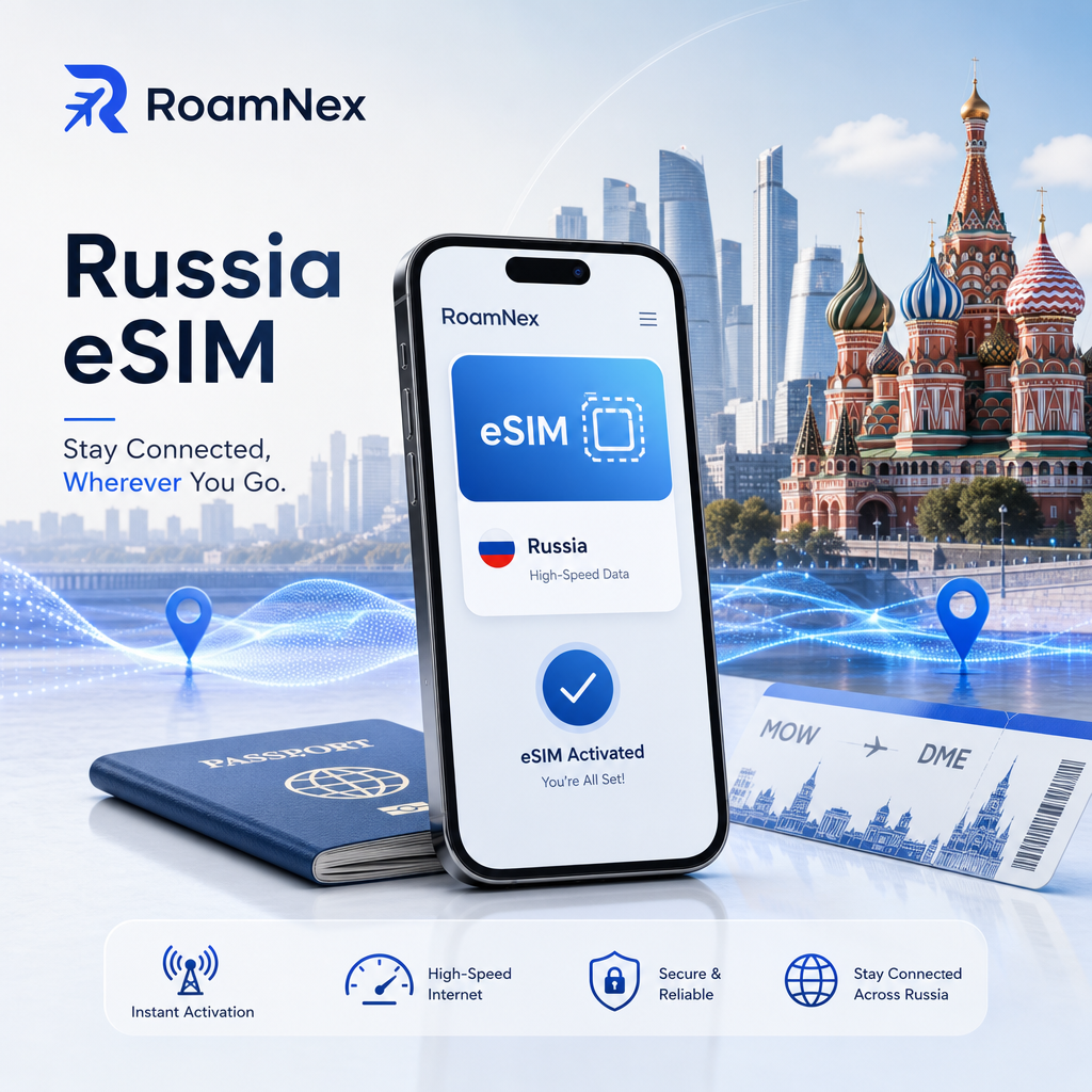 Russia eSIM|Beeline 4G / Tele2 5G 旅行上网套餐