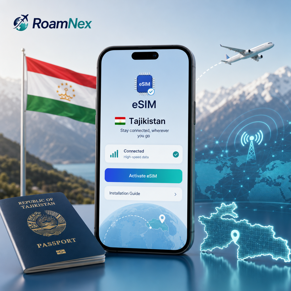 塔吉克斯坦 eSIM 旅行上网流量套餐|MegaFon 4G / ZET 5G
