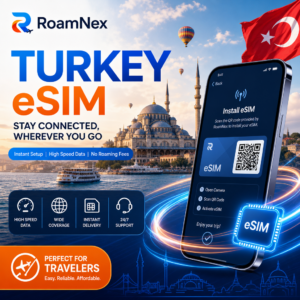 Turkey eSIM|土耳其旅行流量卡(Türk Telekom / Vodafone 5G)