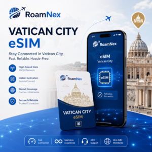 Vatican City eSIM | 1-30 Days, 1GB-20GB & Daily Unlimited Plans