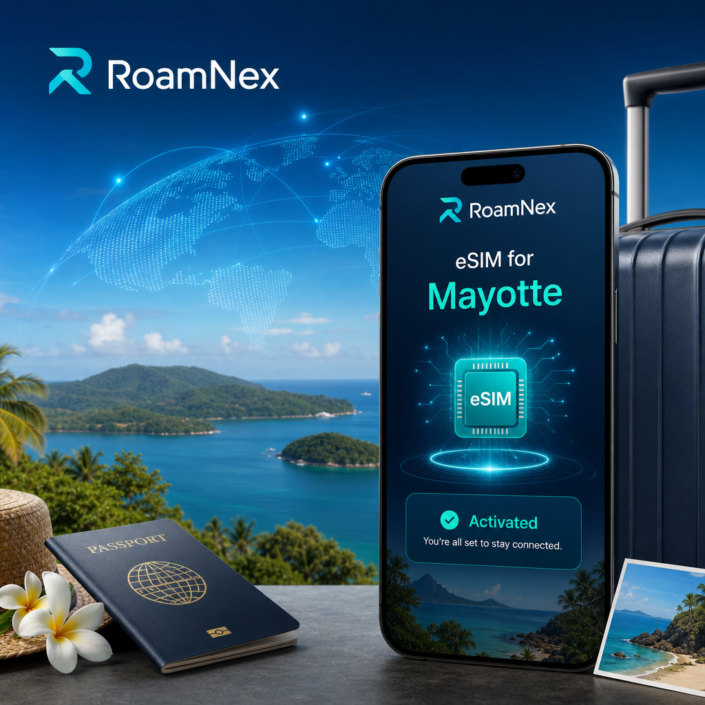 Mayotte eSIM|Roamnex 旅行上网卡